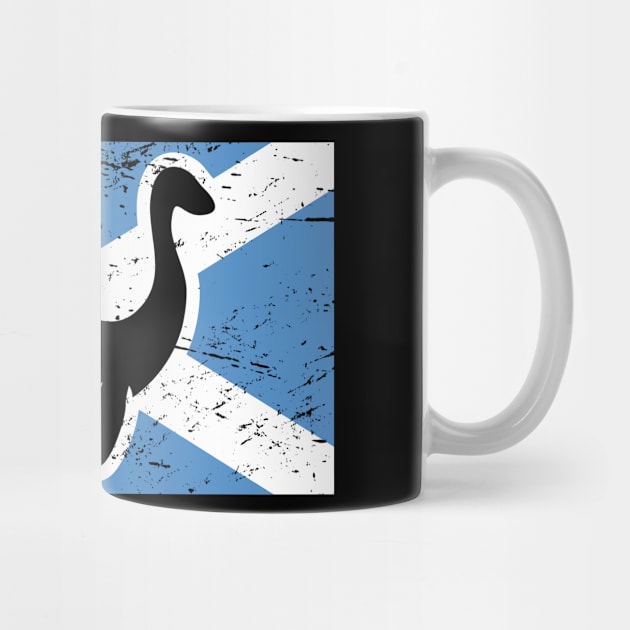 Flag of Scotland | Loch Ness Monster by Wizardmode